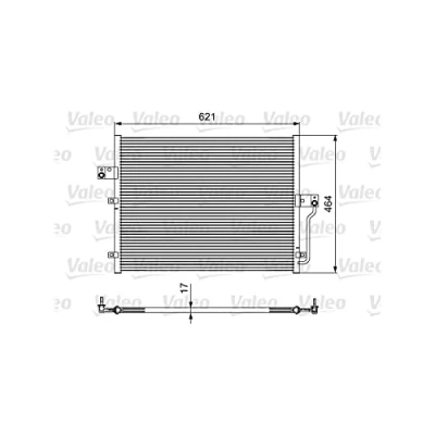 Imagen de VALEO 814441 Condensador sin secador Aluminio 444 SSANGYONG: Kyron