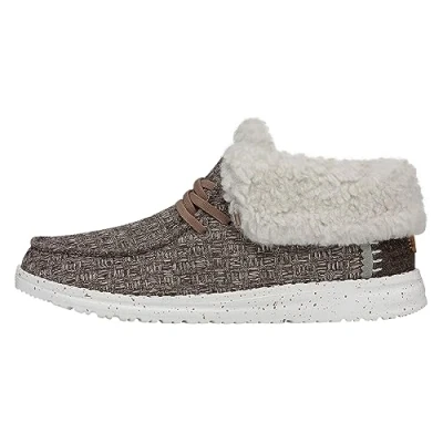 Imagen de Hey Dude Wendy Fold Stitch Cozy, Ankle Boot, para Mujer, Walut, Size EU 37