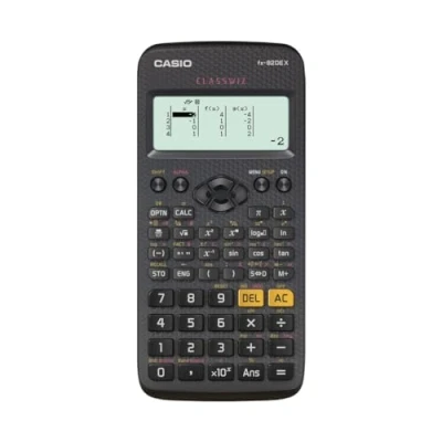 Imagen de Casio FX 82DE X ClassWiz Calculadora científica técnica, Color Negro