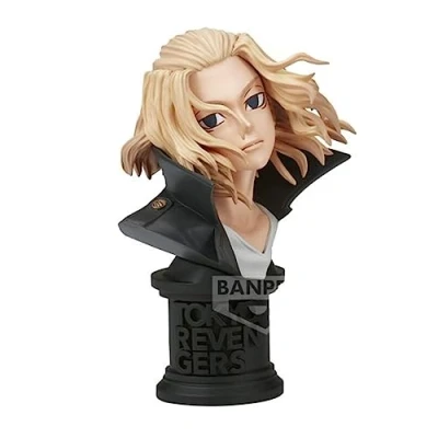 Imagen de Banpresto Figura de Acción Manjiro Sano Faceculptures Tokyo Revengers 10cm BP19687 Multicolor