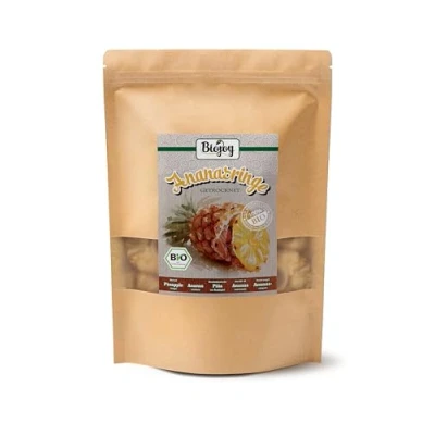 Imagen de Biojoy Piña deshidratada BÍO (500 g), sin azúcar añadido y azufre, natural