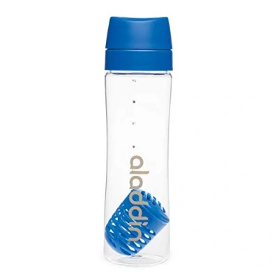 Imagen de Aladdin Infuse Botella Agua 0.7L Azul Infusión Extraíble Tapa Bidireccional Antifugas Para Facilitar la Limpieza Resistente a Manchas y Olores Libre de BPA Apta Lavavajillas