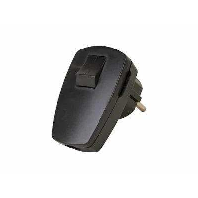 Imagen de Kopp 170405009 Enchufe con interruptor negro