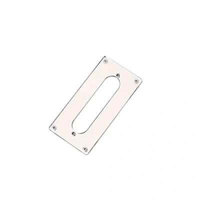 Imagen de Alnicov Humbucker To Single Pickup Adaptador Anillo de Montaje para Pastilla Puente Guitarra Telecaster, Espejo Arcylic Plata