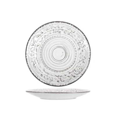 Imagen de H&amp;h courtyard set 6 piatti frutta bianchi cm 21