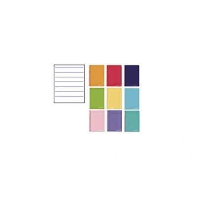 Imagen de Cuaderno espiral liderpapel cuarto witty tapa dura 80h 75gr pauta ancha 3,5mm con margen colores surtidos
