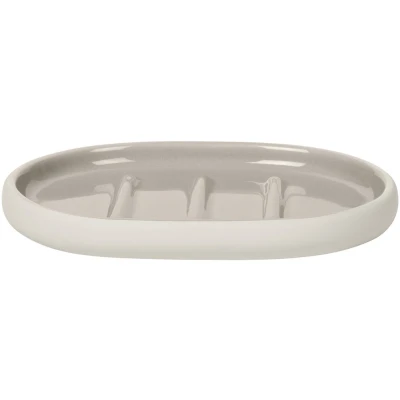 Imagen de Blomus Jabonera Sono Moonbeam, jabonera, Bandeja de baño, Plato jabón, cerámica, 13 x 10 cm