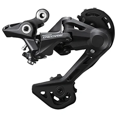 Imagen de SHIMANO Cambio Trasero MTB DEORE 2x10/11V Palo Largo 42 Dientes, Unisex Adult, Black, One Size