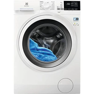 Imagen de Electrolux EW7W4858OB Lavasecadora de Libre Instalación, Carga Frontal, Lava 8 Kg, Seca 6 1600 rpm, Motor Inverter, Programa rápido, rápido 20 min y 1kg en 1 hora, LCD, Blanco, Clase E
