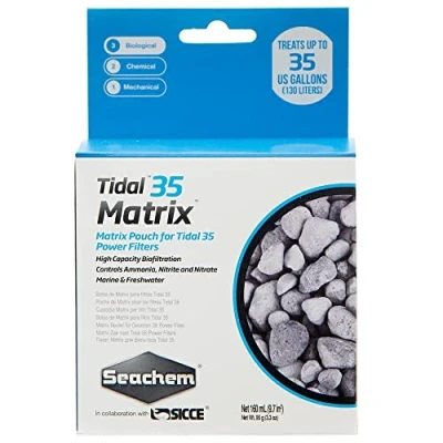 Imagen de Seachem Matrix para Filtro Tidal 35. 160 ml. Material filtrante Acuario