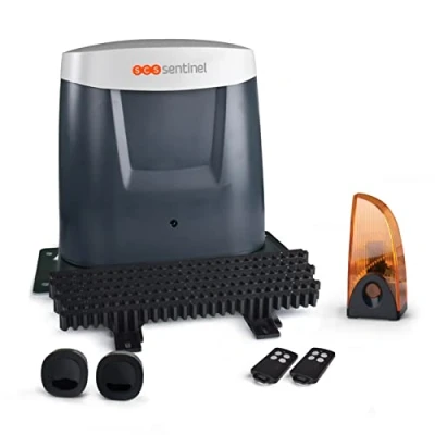 Imagen de SCS Sentinel MCO0108 Automatismo con cremalleras para puertas correderas 24V 2 mandos a distancia 50m de alcance lámpara parpadeante LED 5 m longitud 500 Kg máx OpenGate3