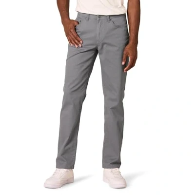 Imagen de Amazon Essentials Pantalón de Sarga Elástico con 5 Bolsillos Ajuste Recto Hombre, Gris Oscuro, 33W / 29L