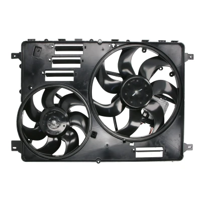 Imagen de NRF 47754 Ventilador de radiador 388 12 350 con bastidor (armazón) unidad control VOLVO: S80 II, XC70 II Familiar