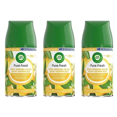 Imagen de Air Wick Ambientador Freshmatic Flores de Limonero refrescante Lote 4 x 250 ml