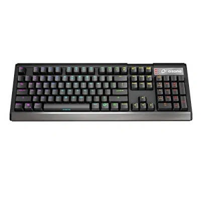Imagen de Ozone Gaming Strike X30 OZSTRIKEX30PTRD Teclado Mecánico RGB LED, Plug&amp;Play, Switches Kailh, Numerico, Layout Portugués, Negro