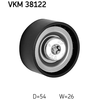 Imagen de SKF VKM 38122 Rodillo Guia MERCEDES BENZ: Sprinter 3.5 T Furgón, Vito Mixto, Bus