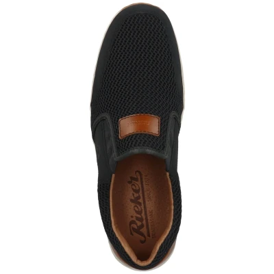 Imagen de Rieker Frühjahr/Sommer 08869, Mocasines Hombre, Azul (Pazifik/Navy/Amaretto 14), 45 EU