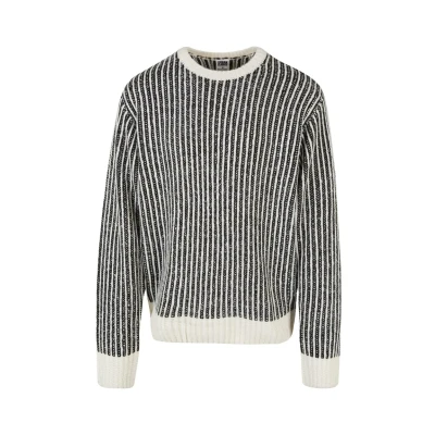 Imagen de Urban Classics TWO TONE Jersey de punto, Hombre, Talla: Small, Whitesand black