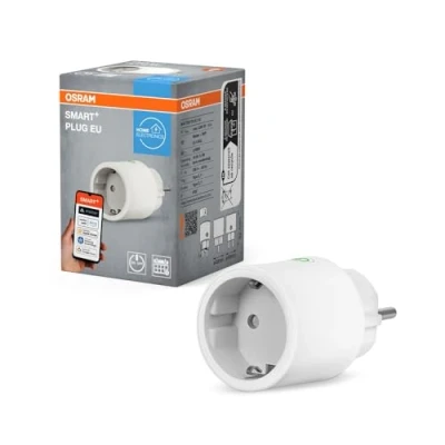 Imagen de OSRAM SMART+ Enchufe inteligente con Matter over WiFi, desarrollado para Alexa configuración fácil un clic,integra dispositivos convencionales de hasta 2300W en el hogar inteligente,paquete 1