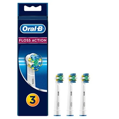 Imagen de Oral B Pack de 3 cabezales para cepillos dientes recargables FlossAction EB25