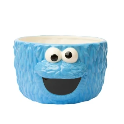 Imagen de Grupo Erik Bowl Barrio Sésamo EL Mounstruo de las Galletas Tazas desayuno 1L Tazones grandes dolomita Cuencos ideal reposteria y pasteleria XXL