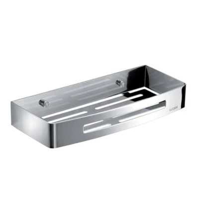 Imagen de Gedy Nerva Porta Objetos Rectangular, Acero Inoxidable, Cromo, 30 X 12.8 4.5