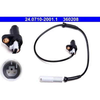Imagen de ATE 24.0710 2001.1 Sensor de ABS 635 BMW: 5 Berlina, Touring