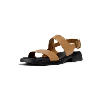 Imagen de Camper Dana K201486, Sandalia de 2 Correas Mujer, Marrón 006, 37 EU