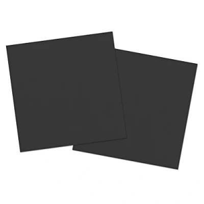 Imagen de Folat B.V 50650 Black Color Paper Napkins 33 x cm 20 Pieces