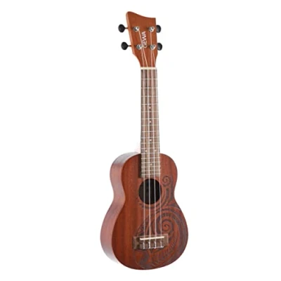 Imagen de GEWA Ukelele soprano Manoa KT SO Maori Sapelli mate con bolsa de concierto