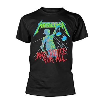 Imagen de Metallica and Justice For All (Original)_Men_bl_TS: S Camiseta, Negro (Black Black), Small para Hombre