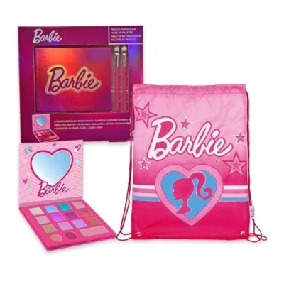 Imagen de Barbie Paleta Maquillaje Infantil con Brochas