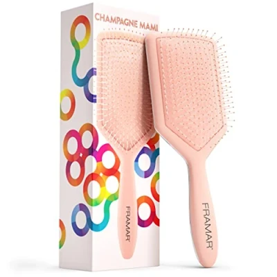 Imagen de Framar Cepillo Paleta para Cabello Grueso Cepillos Mujer, Desenredante Rizado, Húmedo