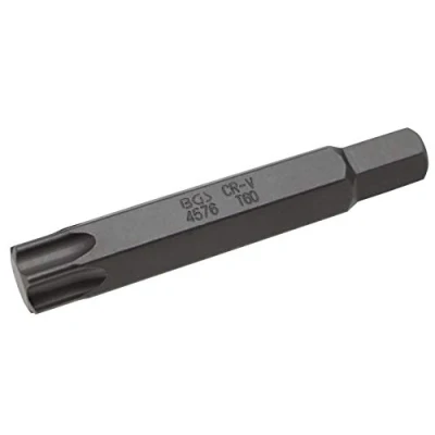 Imagen de BGS 4576 Punta longitud 75 mm entrada 10 perfil en T (para Torx) T60