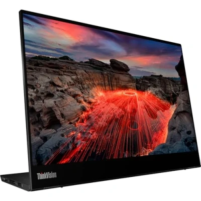 Imagen de Monitor Lenovo ThinkVision M14t Gen 2 Profesional, 14&quot;, DCI 2K, 8 ms, 60 Hz, USB Port, DP 1.2, Negro