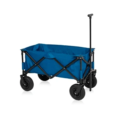 Imagen de Campart HC 0414 Carrito Plegable, Aluminium, Azul, 90 x 58 48,5 cm
