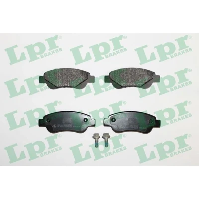 Imagen de LPR 05P1235 Juego de pastillas freno con tornillos TOYOTA: Aygo, CITROËN: C1 I, II, PEUGEOT: 107 Hatchback, 108 Hatchback