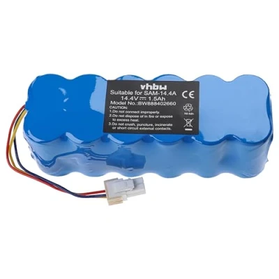 Imagen de vhbw Batería reemplaza Samsung DJ96 00136B para Robot Limpieza (1500 mAh, 14,4 V, NiMH)