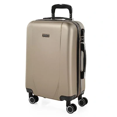 Imagen de ITACA Maleta Cabina. Maletas de Viaje Cabina 55x40x20. Trolley Cabina, Champagne