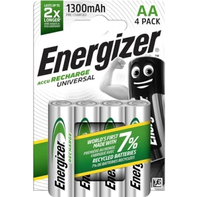 Imagen de Energizer  Lote de 6 juegos 4 pilas recargables HR6 Universal AA 1300 mAh