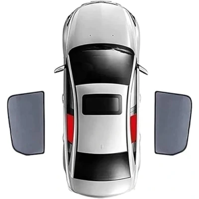 Imagen de QWEERASS Parasol Coche Lateral, para Benz GLB 2019 2023 Ventana Lateral Parasoles Boquear los Rayos UV y Calor Protección Privacidad,2pcs Rear