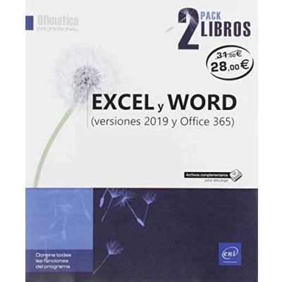 Imagen de Excel y Word (versiones 2019 Office 365) Pack 2 libros (Pack Ofimática)