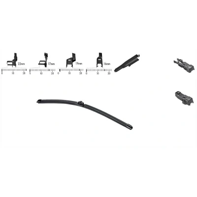 Imagen de Limpiaparabrisas Swf Alternative Connect 262207 530mm Sin marco VOLKSWAGEN: Polo IV Hatchback, Golf 4, Passat B5 GP Berlina, SEAT: Ibiza 3