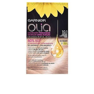 Imagen de Garnier Olia Coloración Permanente 10.1 Rubio Extra Claro Tinte, 1 Unidad (Paquete de 1)