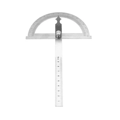 Imagen de Transportador de acero inoxidable, 0 180 Grado 15 cm Inclinómetro digital ángulo Goniómetro Buscador Regla(80 * 120mm)