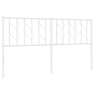 Imagen de vidaXL Cabecero de Metal Blanco 160 cm