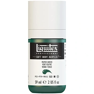 Imagen de Liquitex Soft Body Pintura acrílica, Verde Tenue, 59 ML