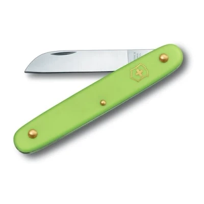 Imagen de Victorinox, Navaja para flores, Cuchillo jardinería, Profesionales, Hoja recta, verde claro