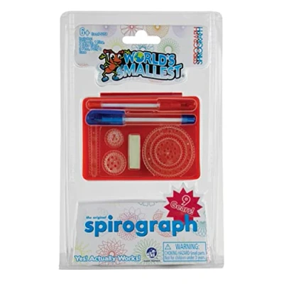 Imagen de Worlds Smallest El espirógrafo original con 6 ruedas