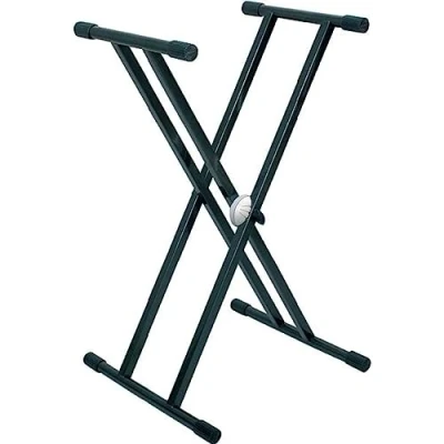 Imagen de PROEL Soporte Profesional para Teclado de un Tramo con Estructura Base Doble y Sistema Ajuste Easy Lock